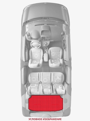 ЭВА коврики «Queen Lux» багажник для Chevrolet Equinox (1G)